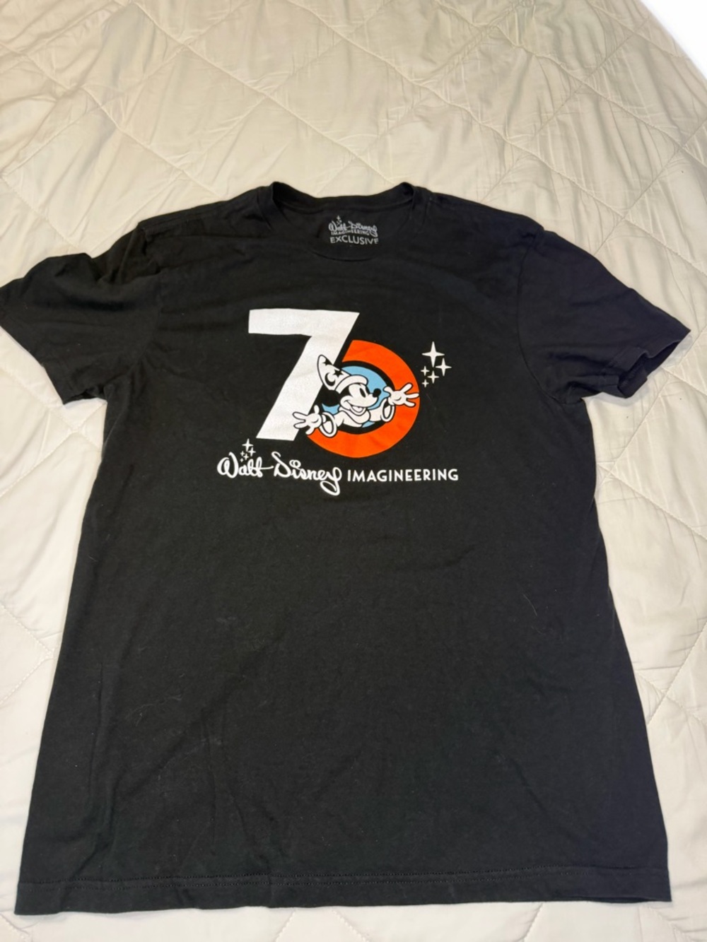 70th Anniversary Black Graphic T-Shirt